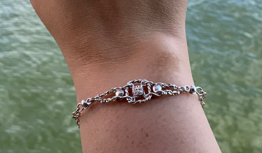 Merellinen Ankkuri rannekoru lähikuva