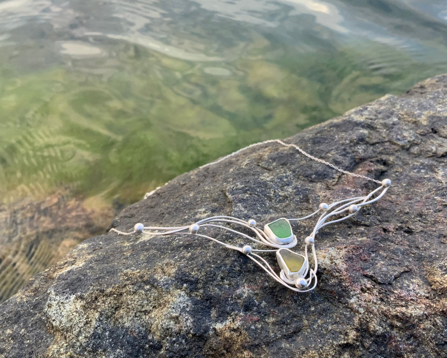 Flowy Seagrass necklace