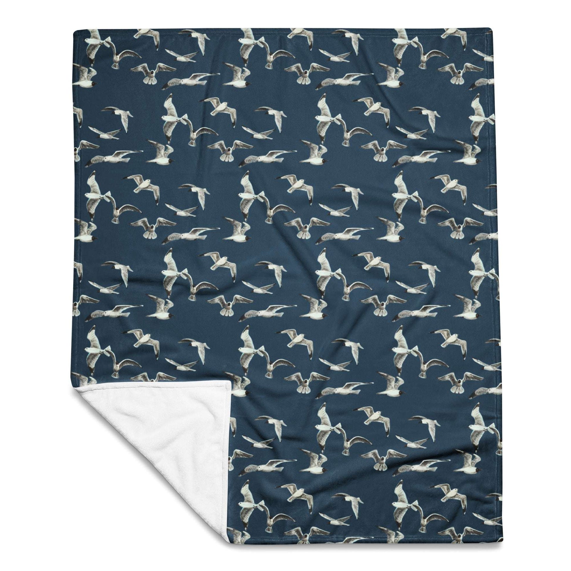 Flying Seagulls throw blanket