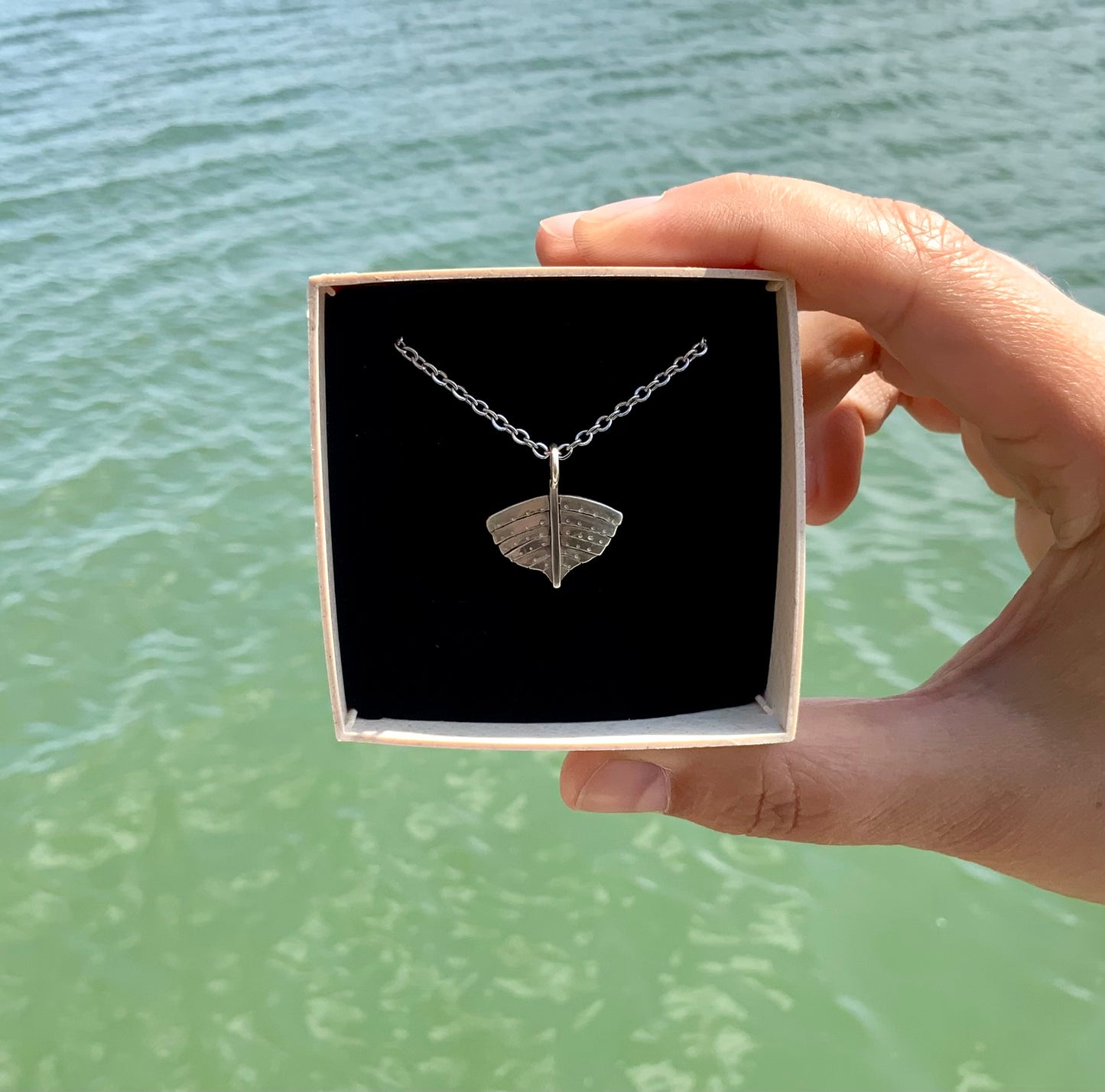 Wooden Boat pendant