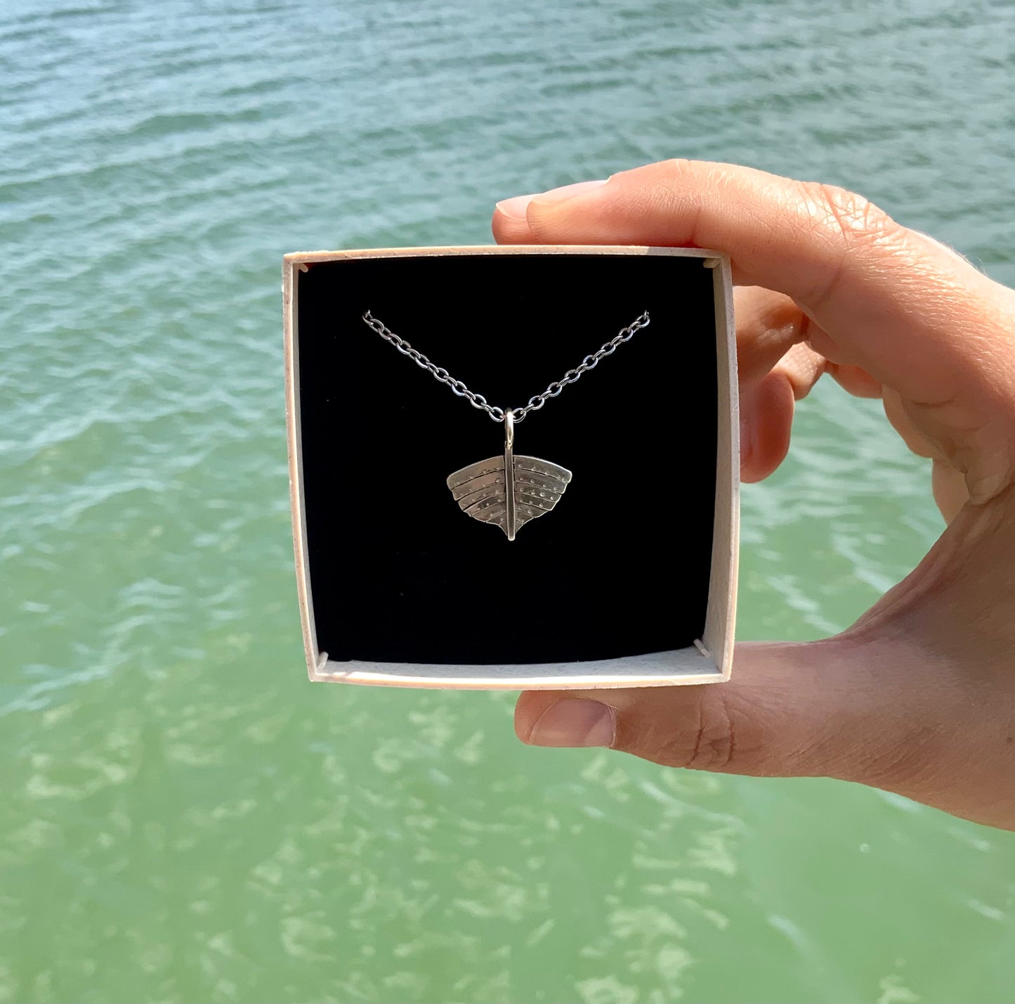 Wooden Boat pendant