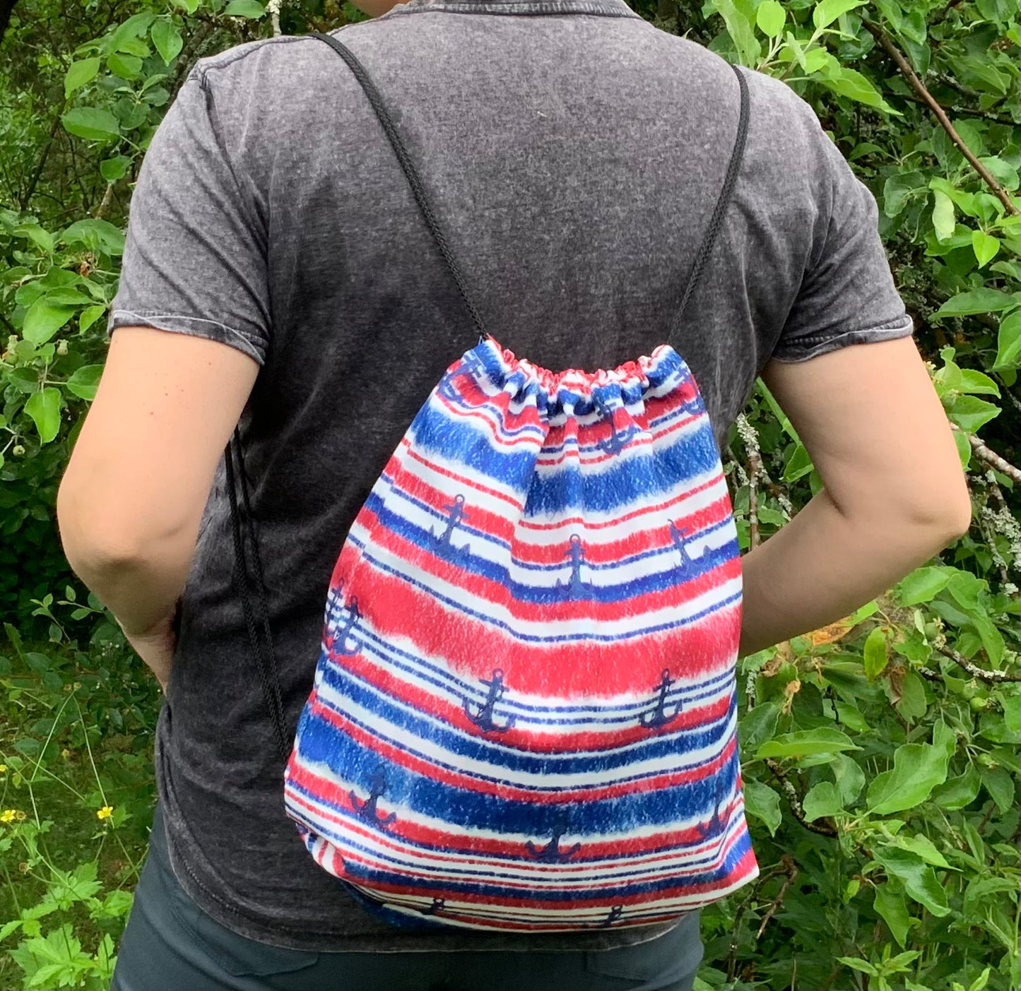 Marine Stripe Anchor bag
