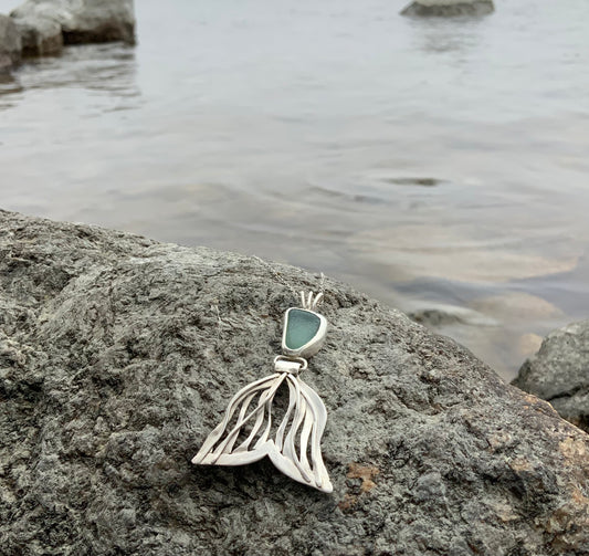 Mermaid jewelry tail pendant
