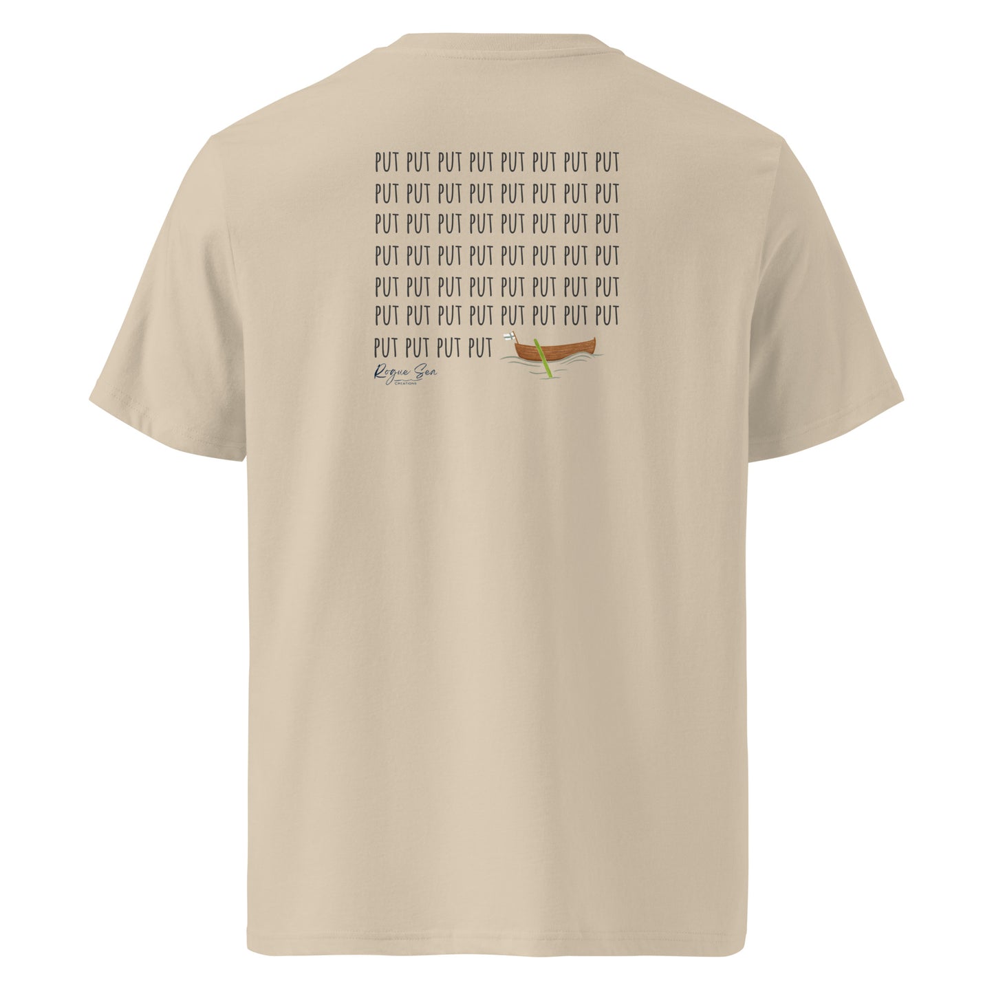 Put-Put shirt with an open motorboat
