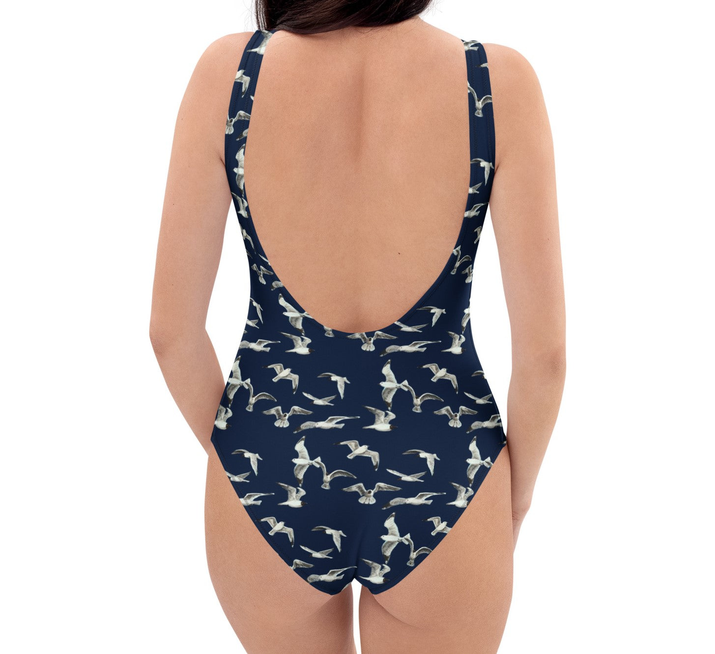 Seagull swimsuit low back