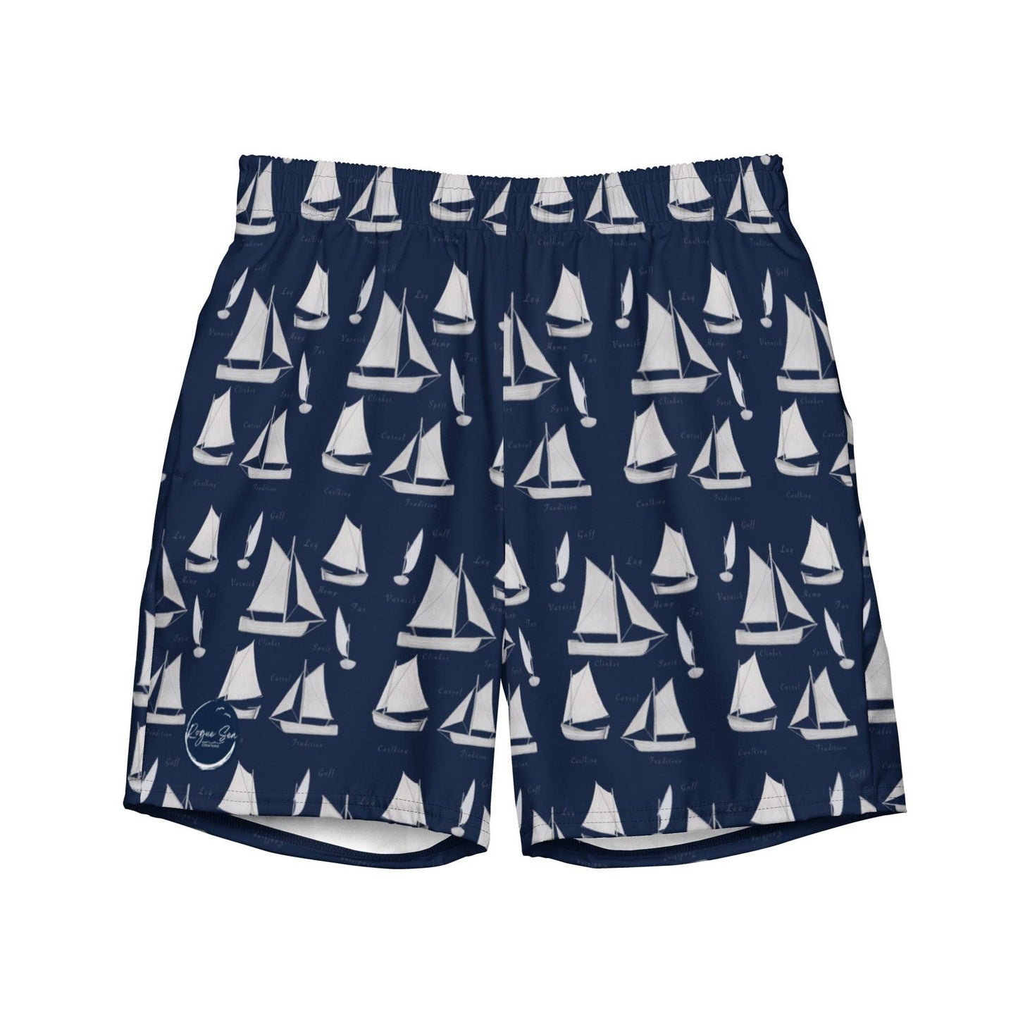 Wooden Sailboats swim shorts