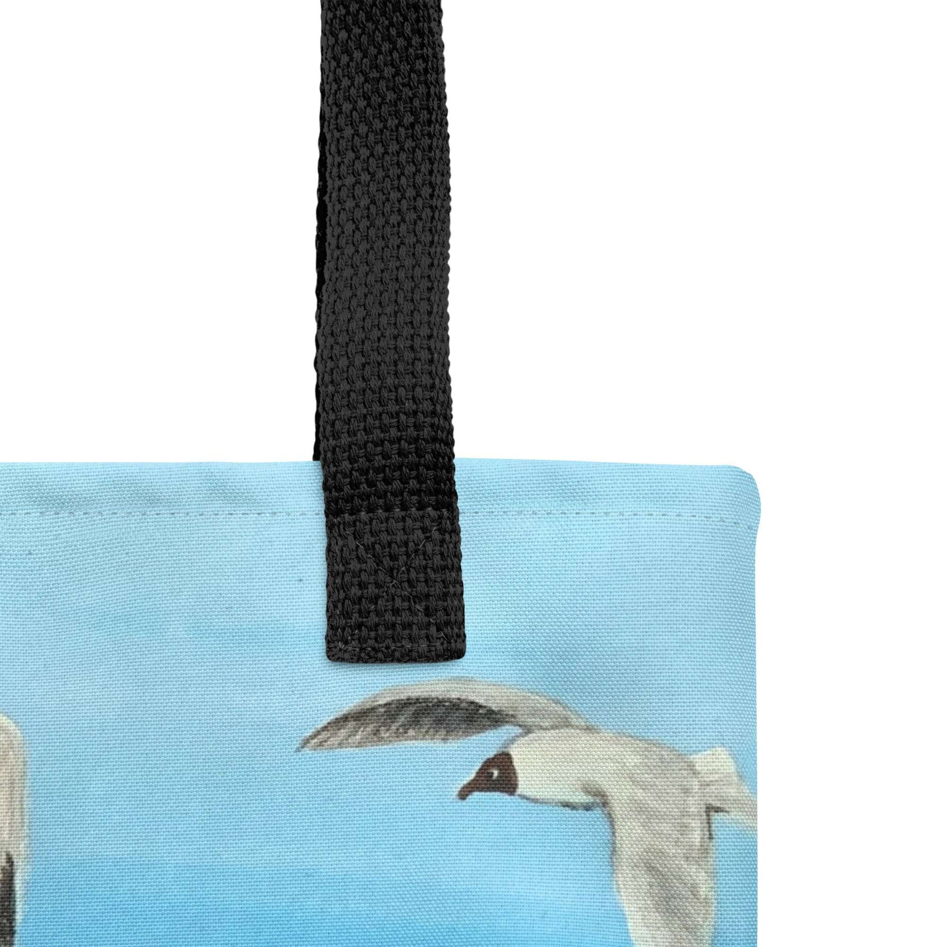 Flying Seagulls tote bag