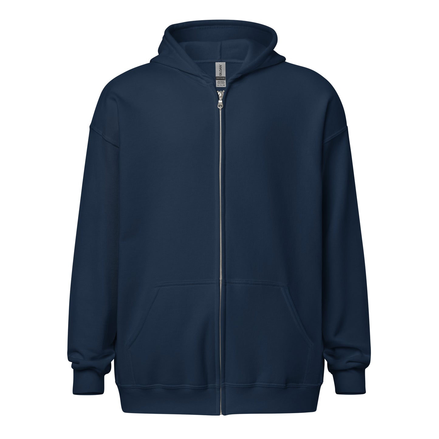 Sailing-themed zip hoodie Powered by Wind