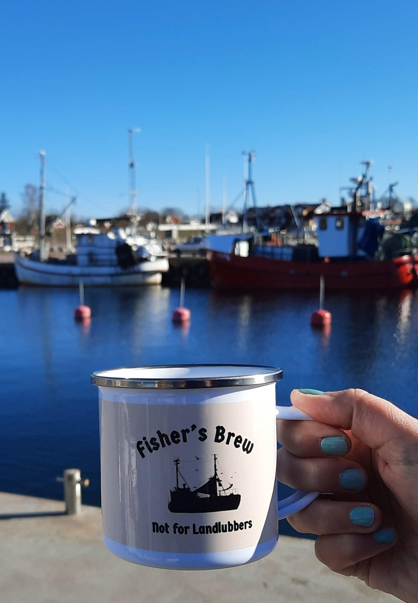 Fishing boat mug Fisher's Brew