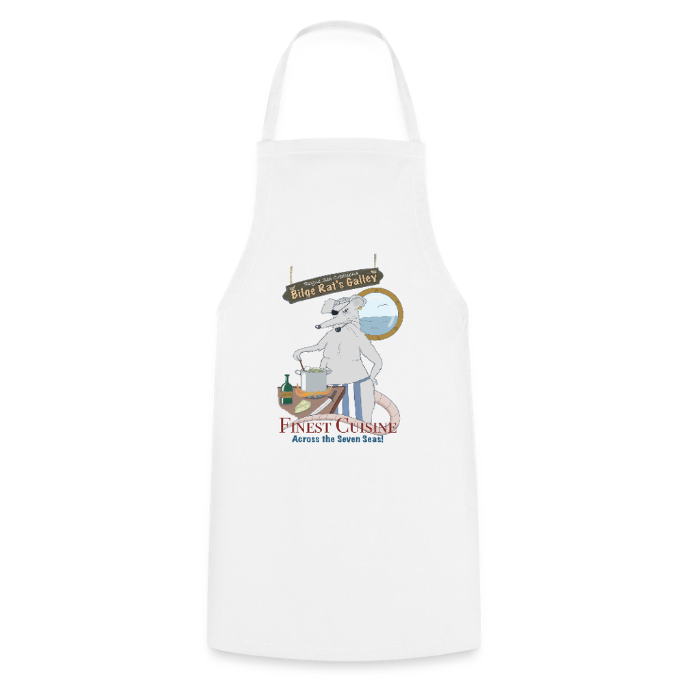 Bilge Rat's Galley apron - white