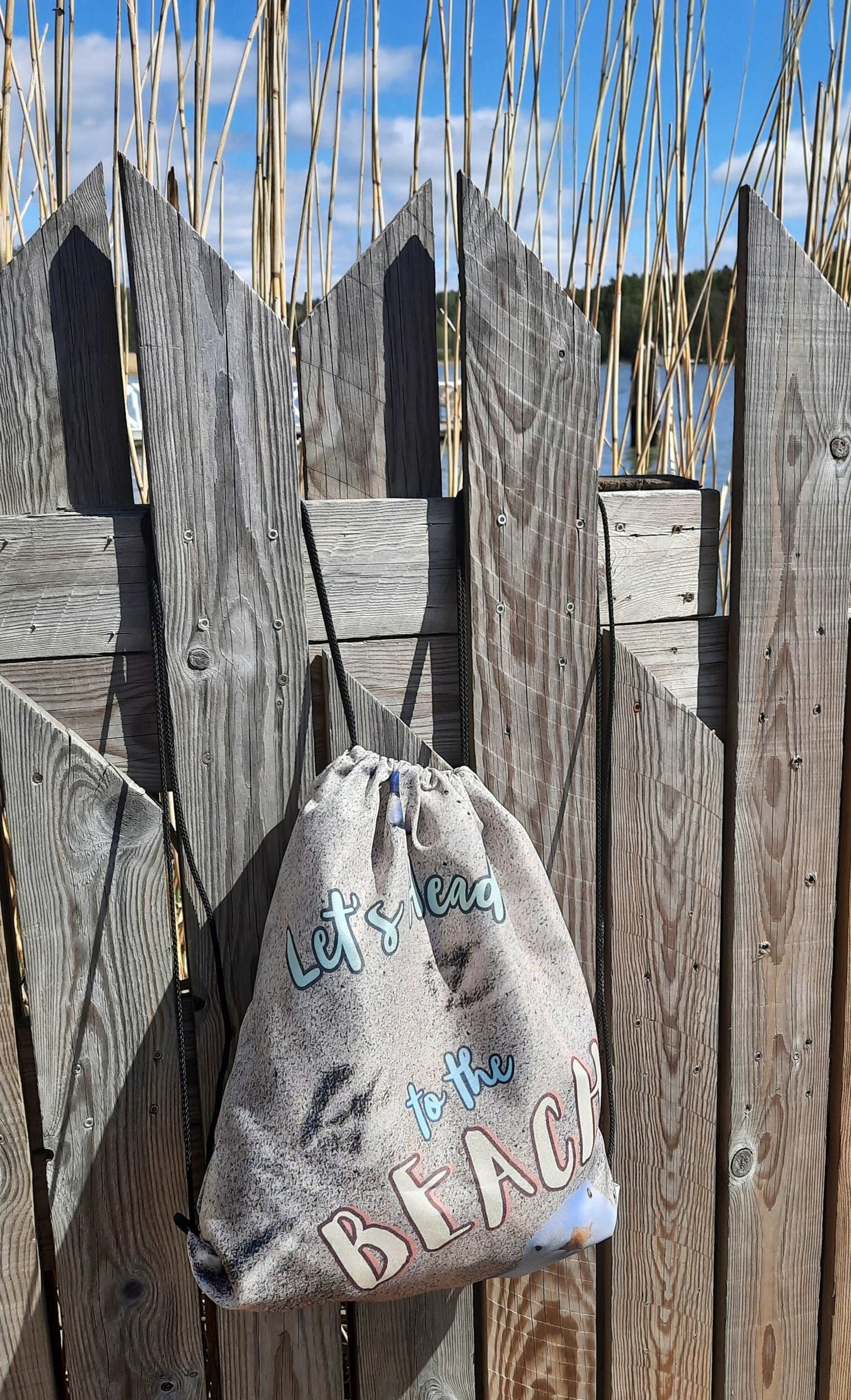 Drawstring bag Beach Seagull