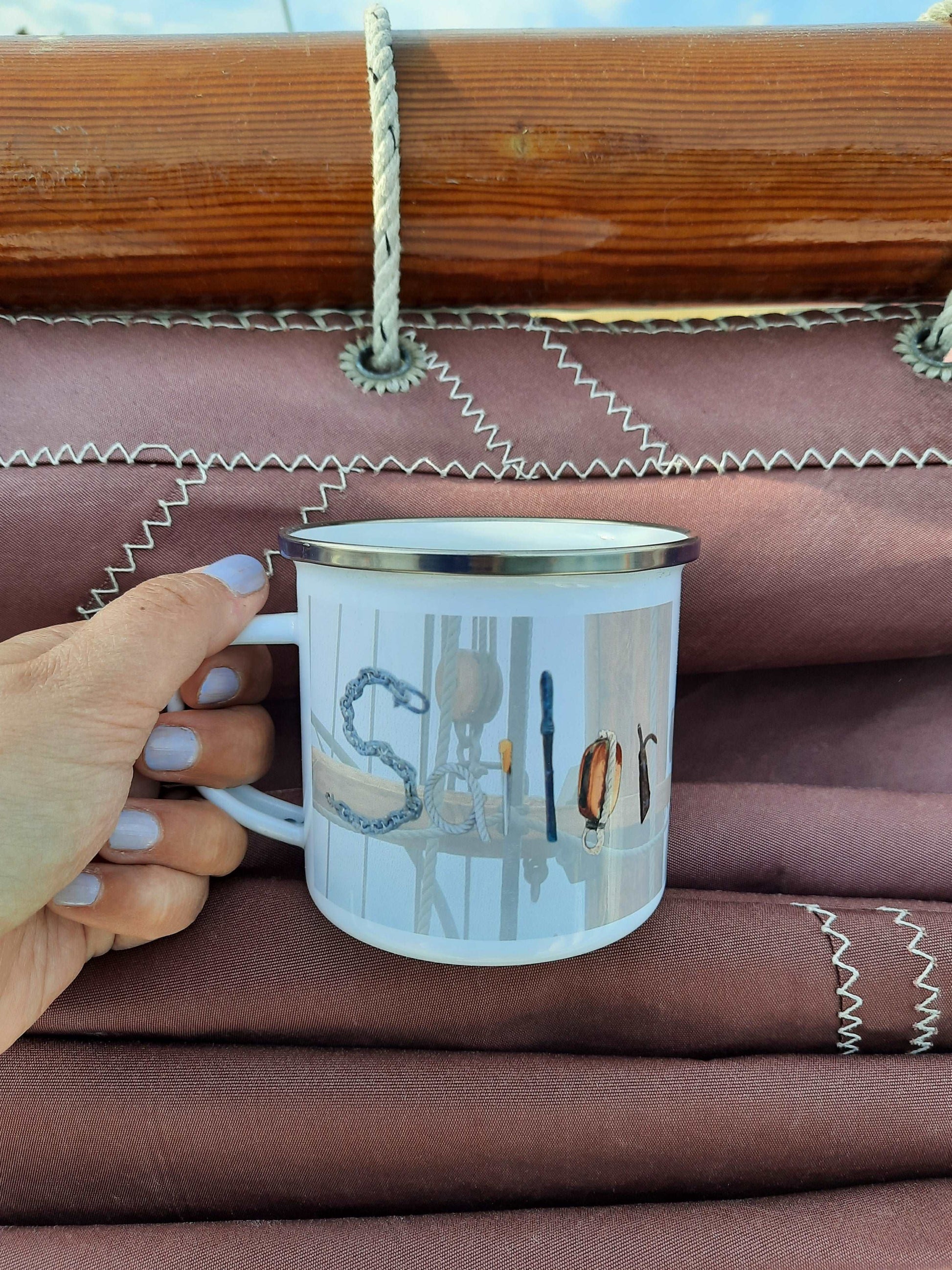 Enamel mug Sailor