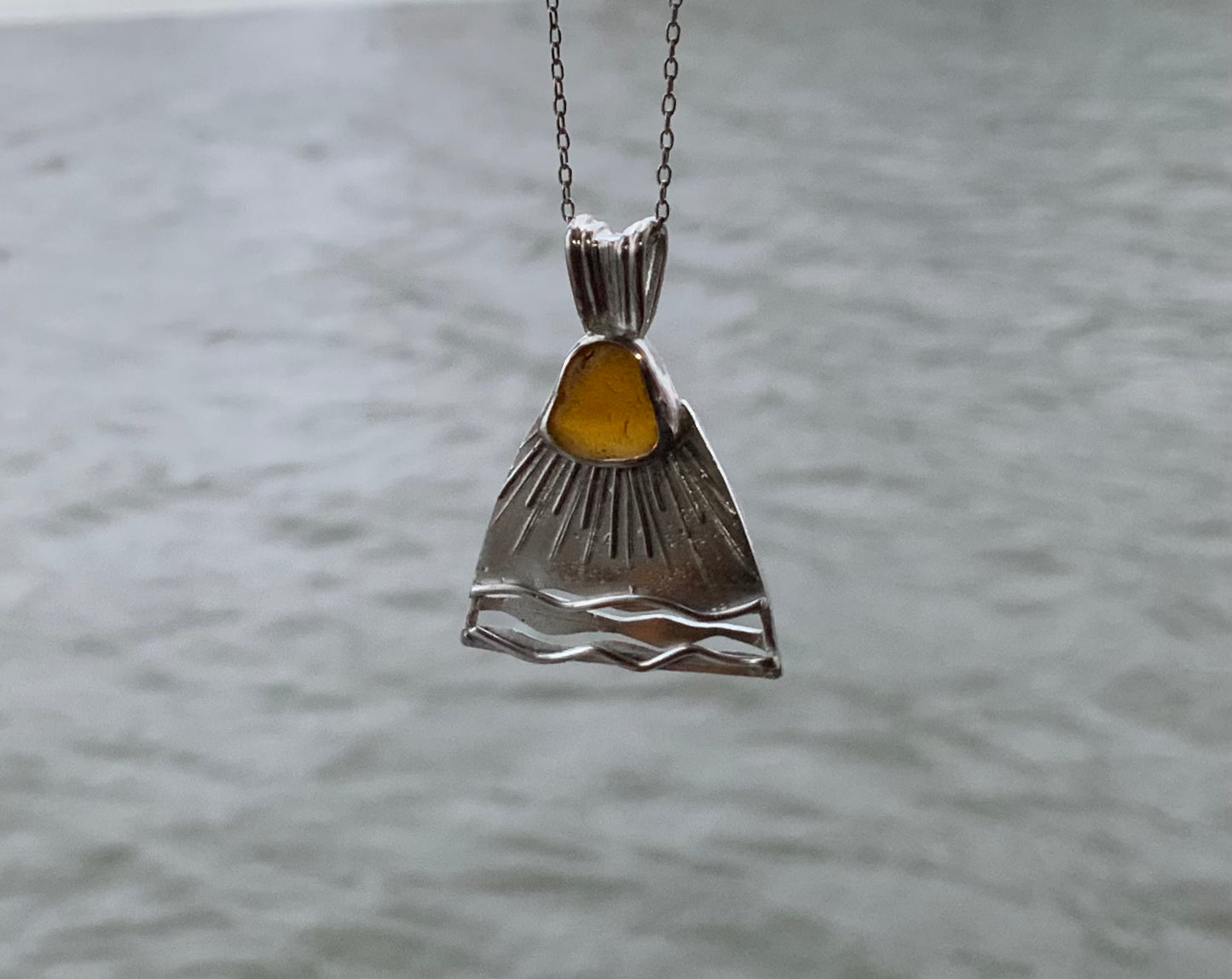 Baltic Sea Sun pendant Egyptian style jewelry