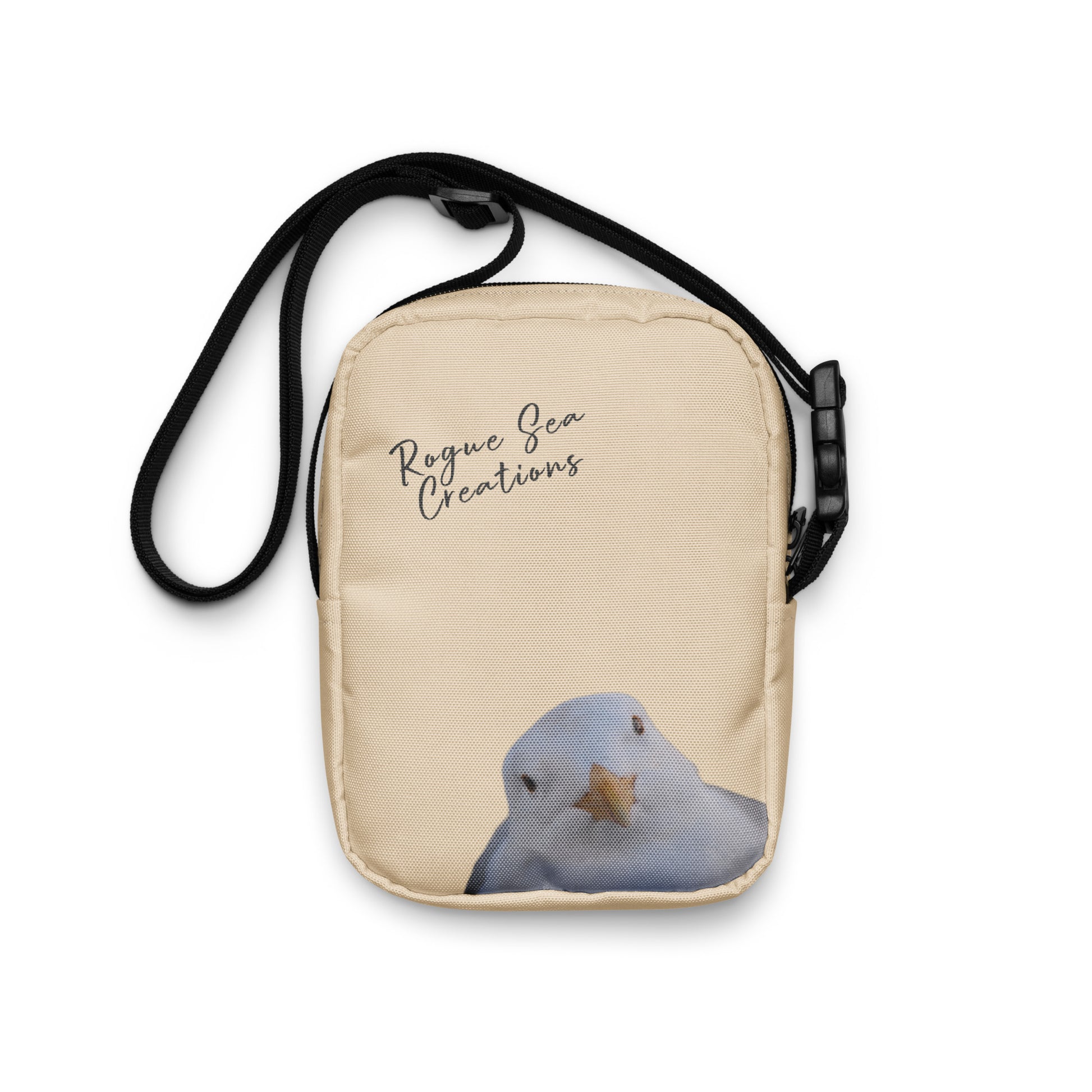 Fun seagull bag in champagne colour