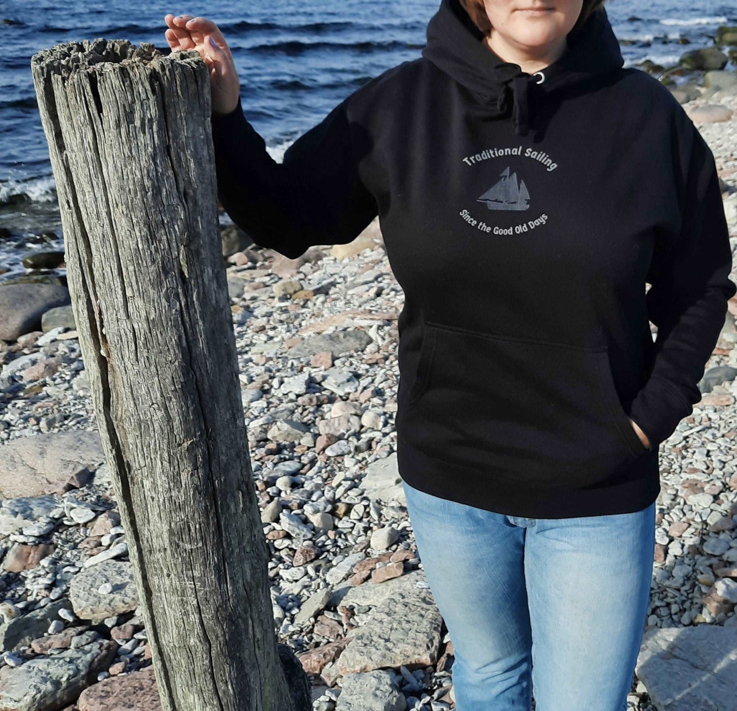 Nautical hoodie Traditional Sailing woman