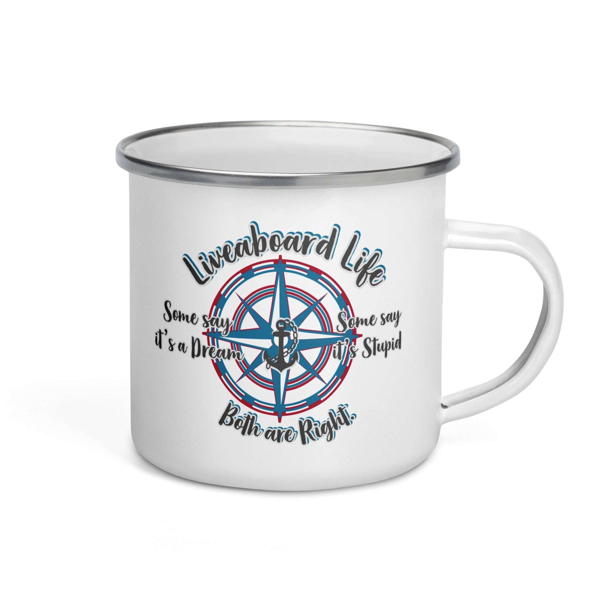 Fun nautical mug liveaboard