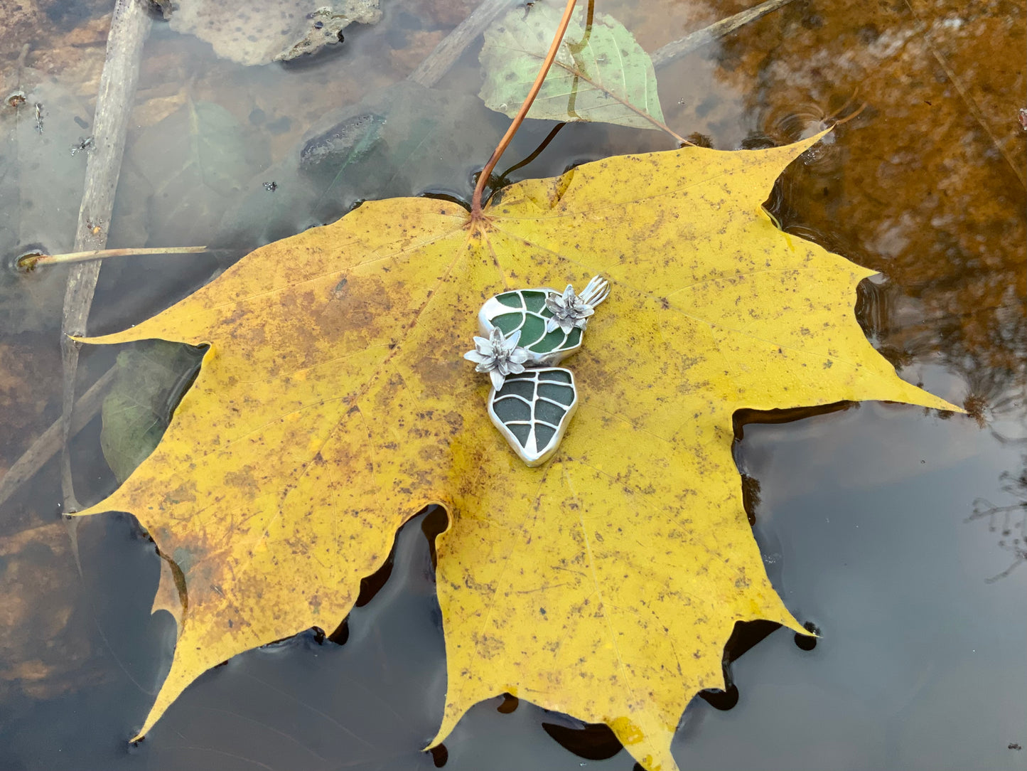 Water Lilies pendant