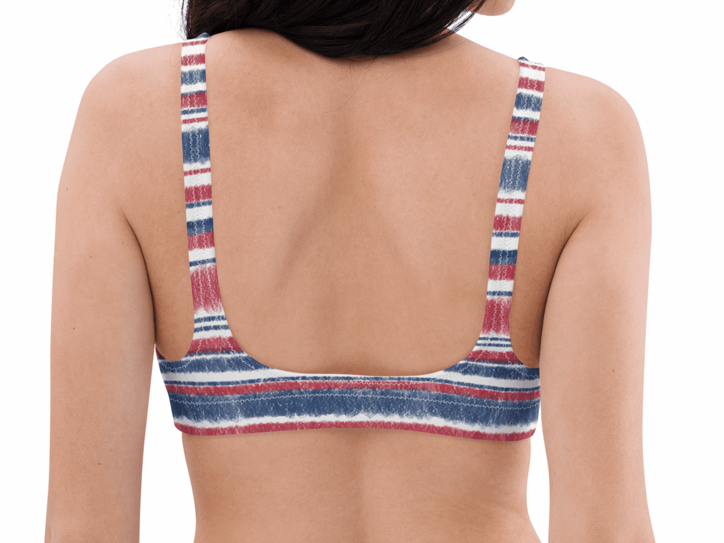 Marine Stripe bikini top