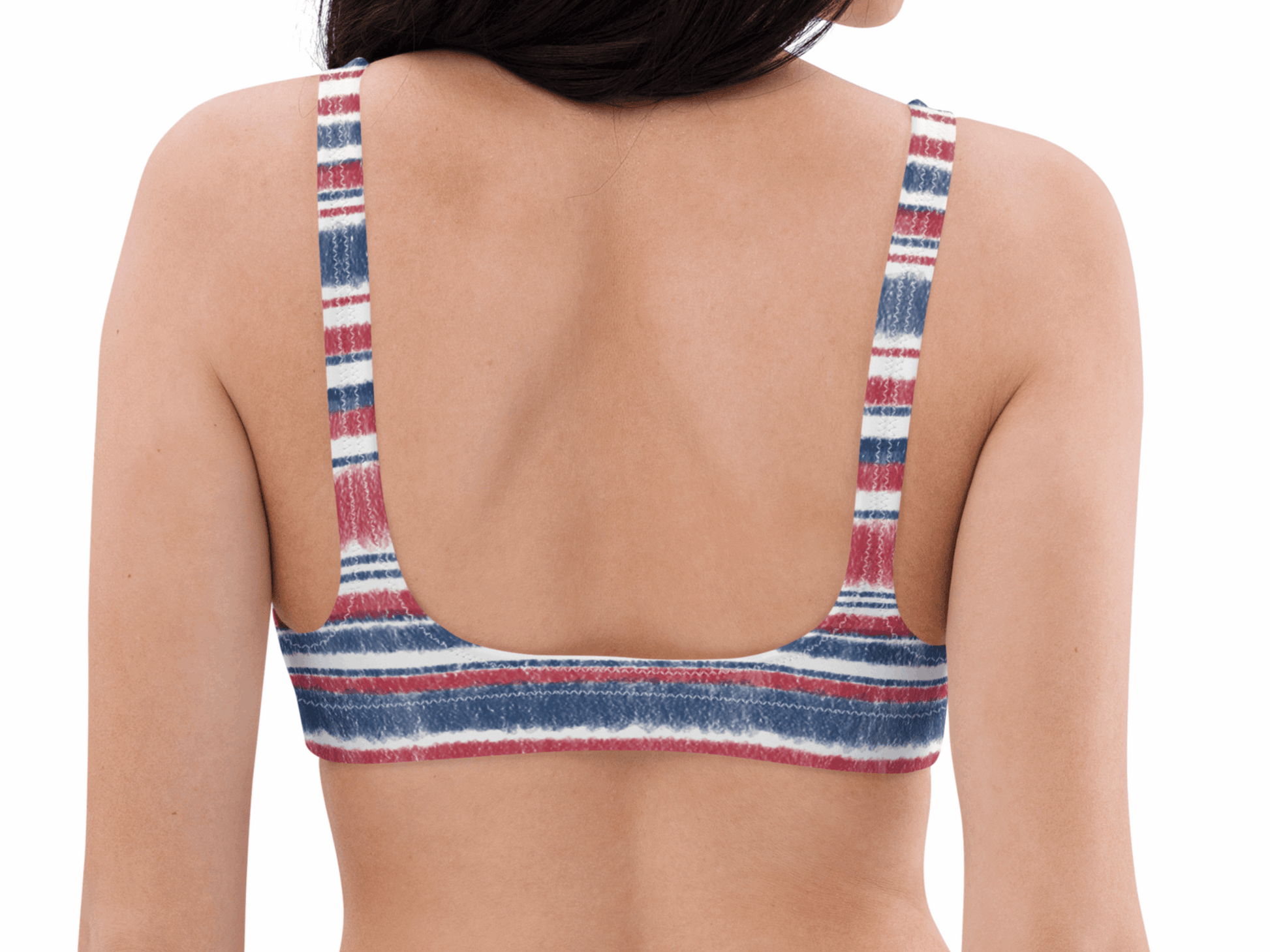 Marine Stripe bikini top