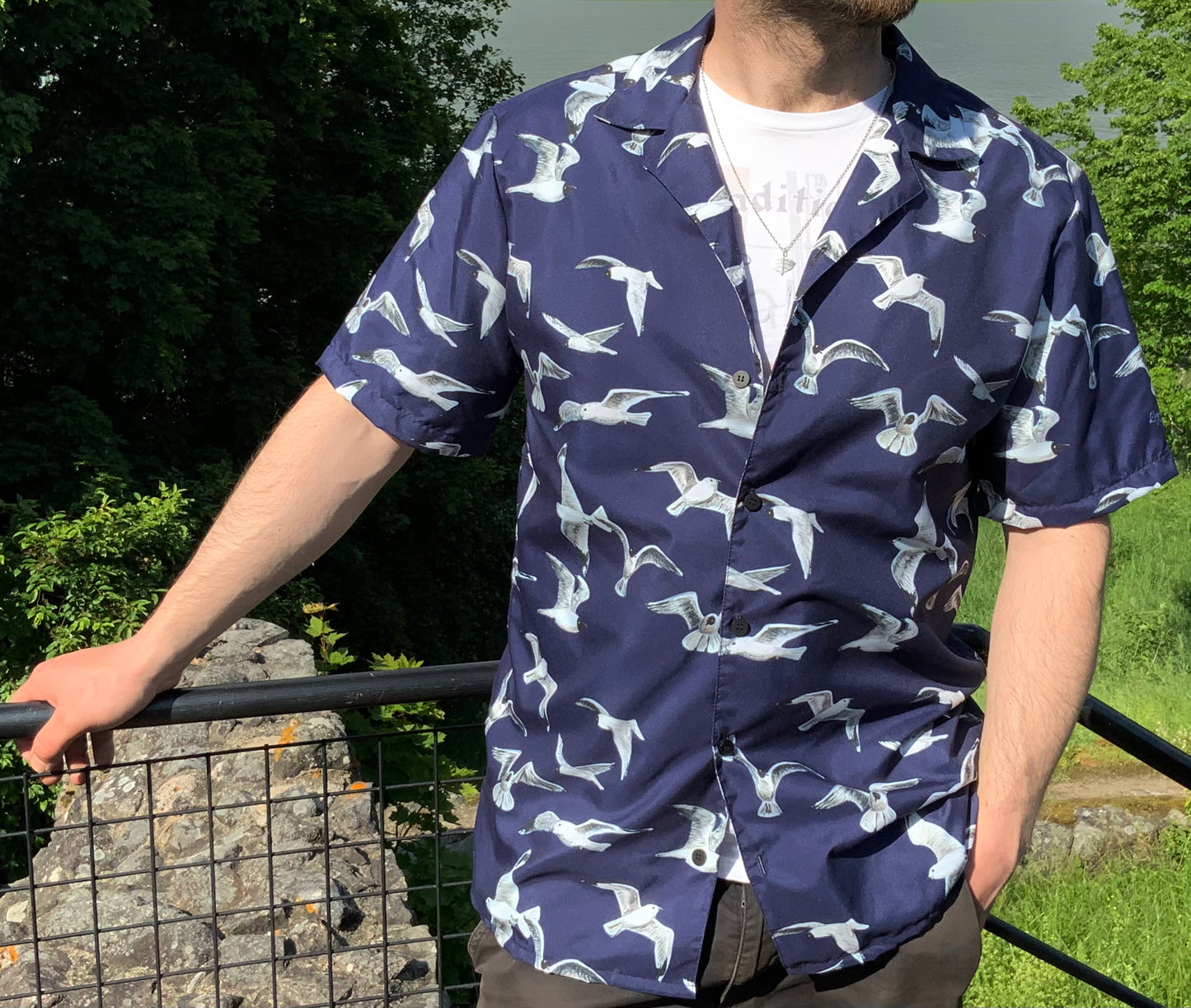 Seagull button shirt