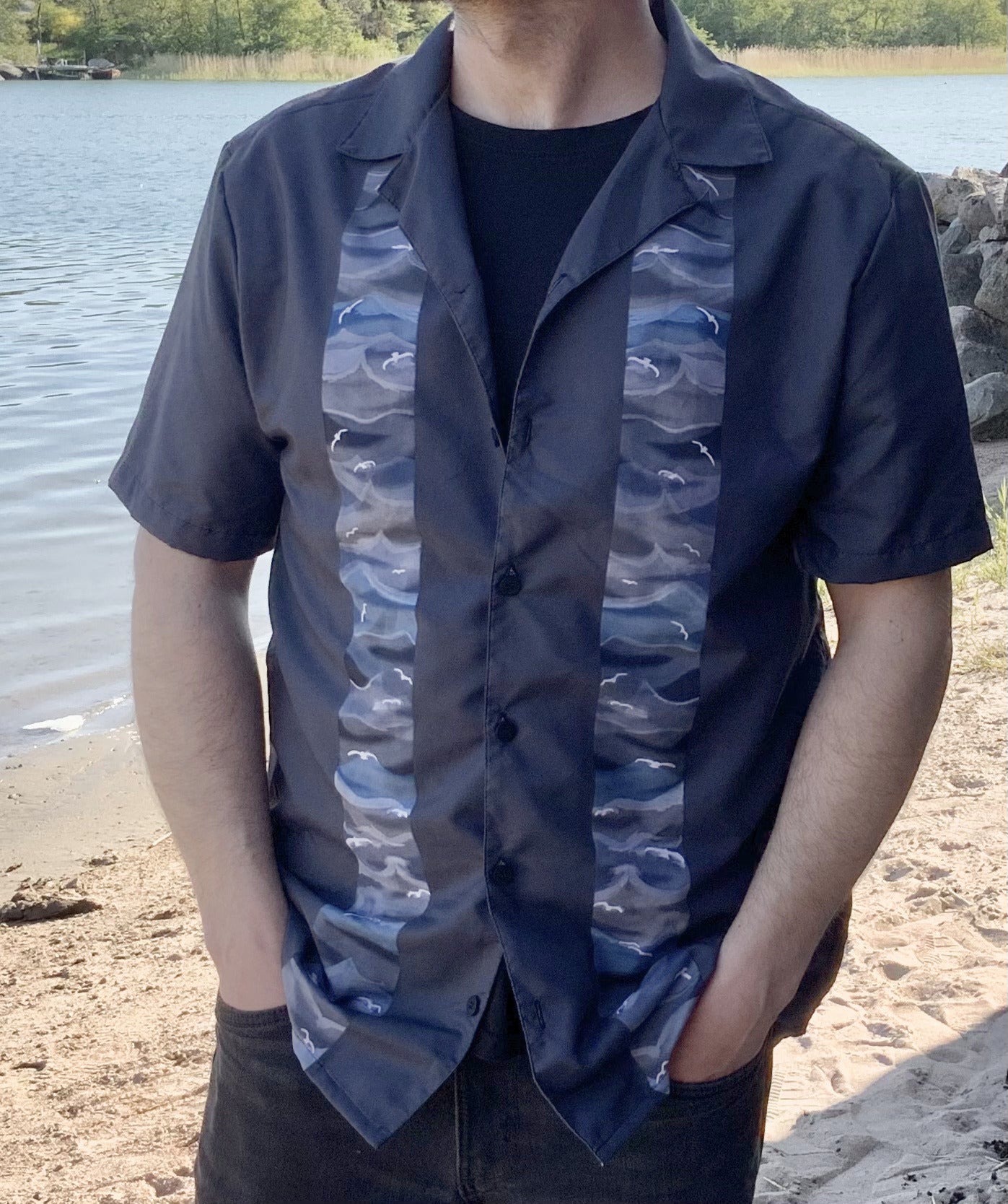 Nautical button shirt "Swell"