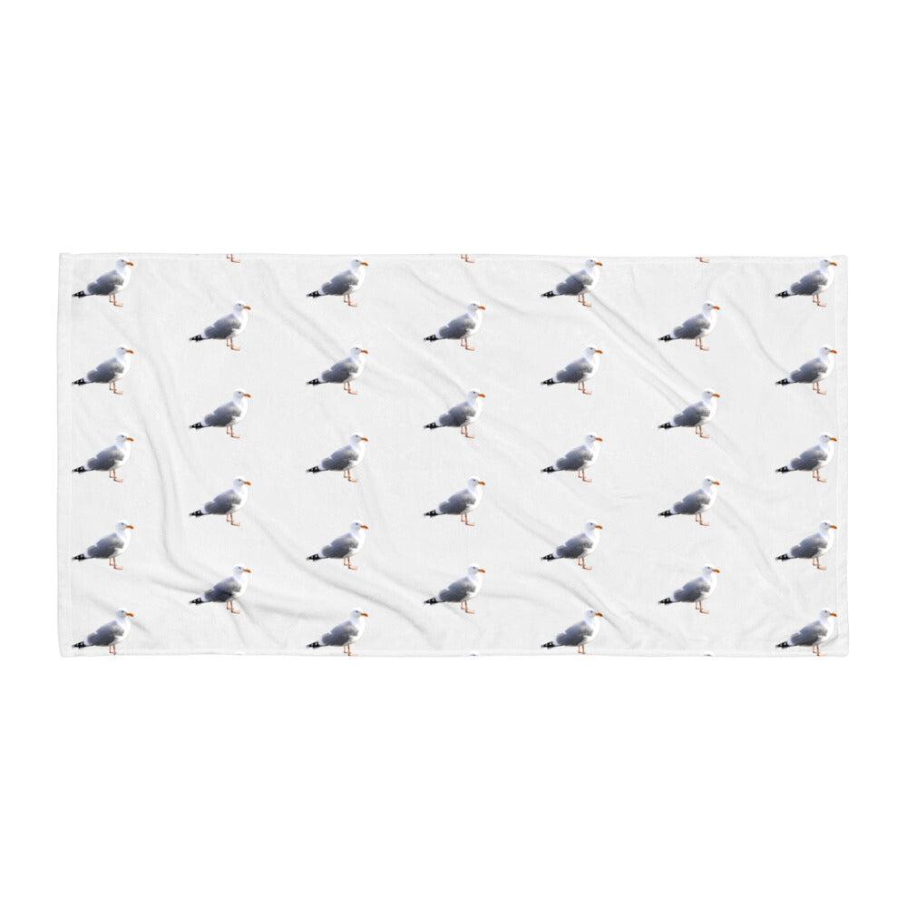 Seagulls bath towel