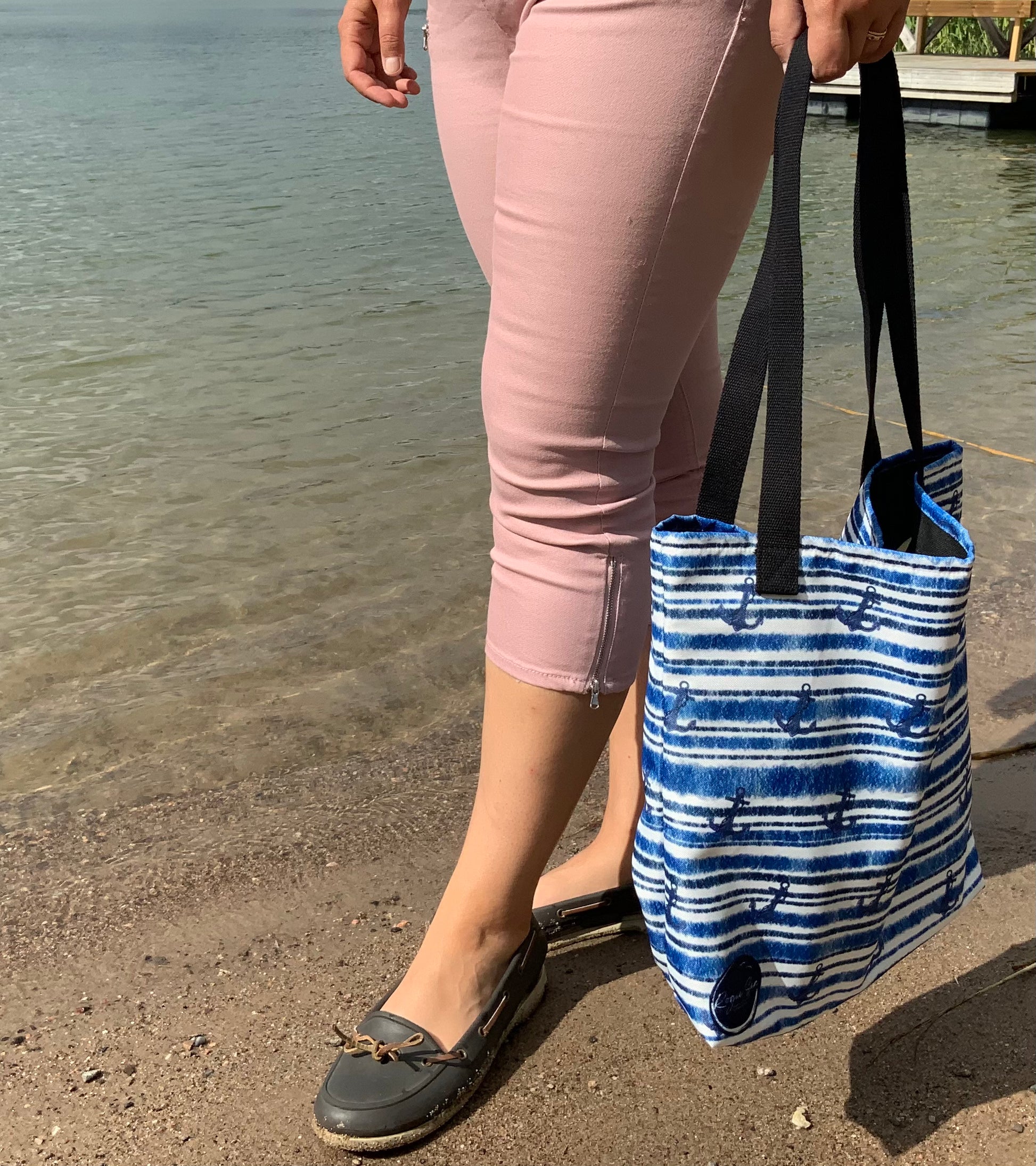 Nautical tote bag Beach model