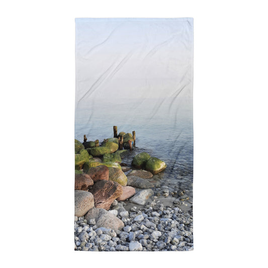 Seaside towel Shore Stones