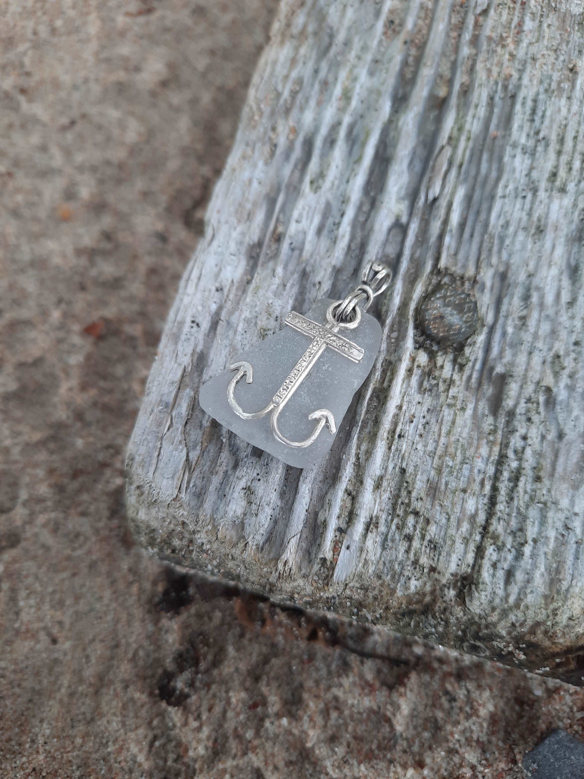 Nautical jewelry Anchor necklace