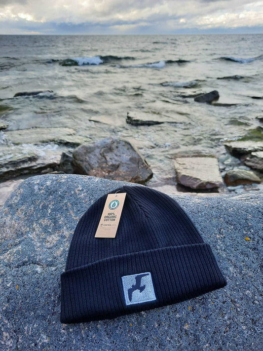 Seagull beanie marine hat