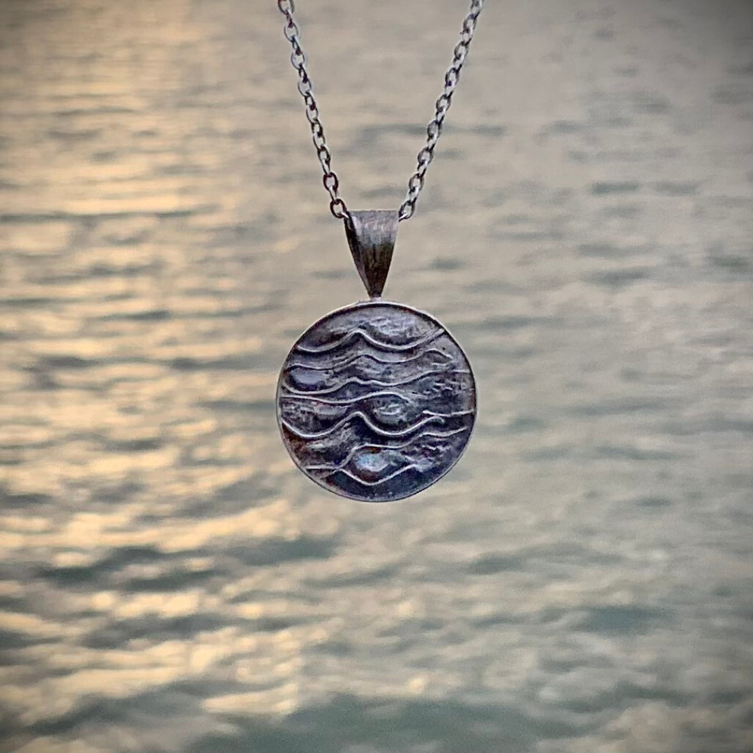 Rogue Sea wave pendant