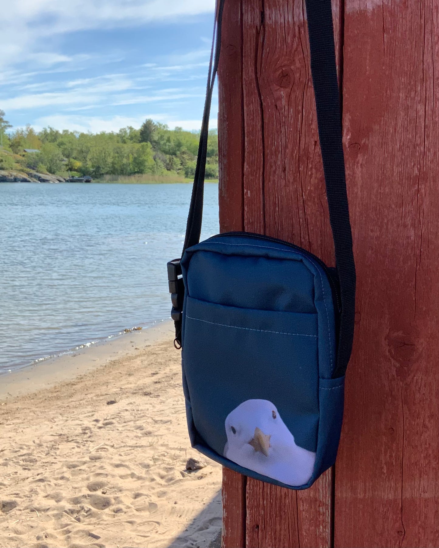 Staring Seagull crossbody bag