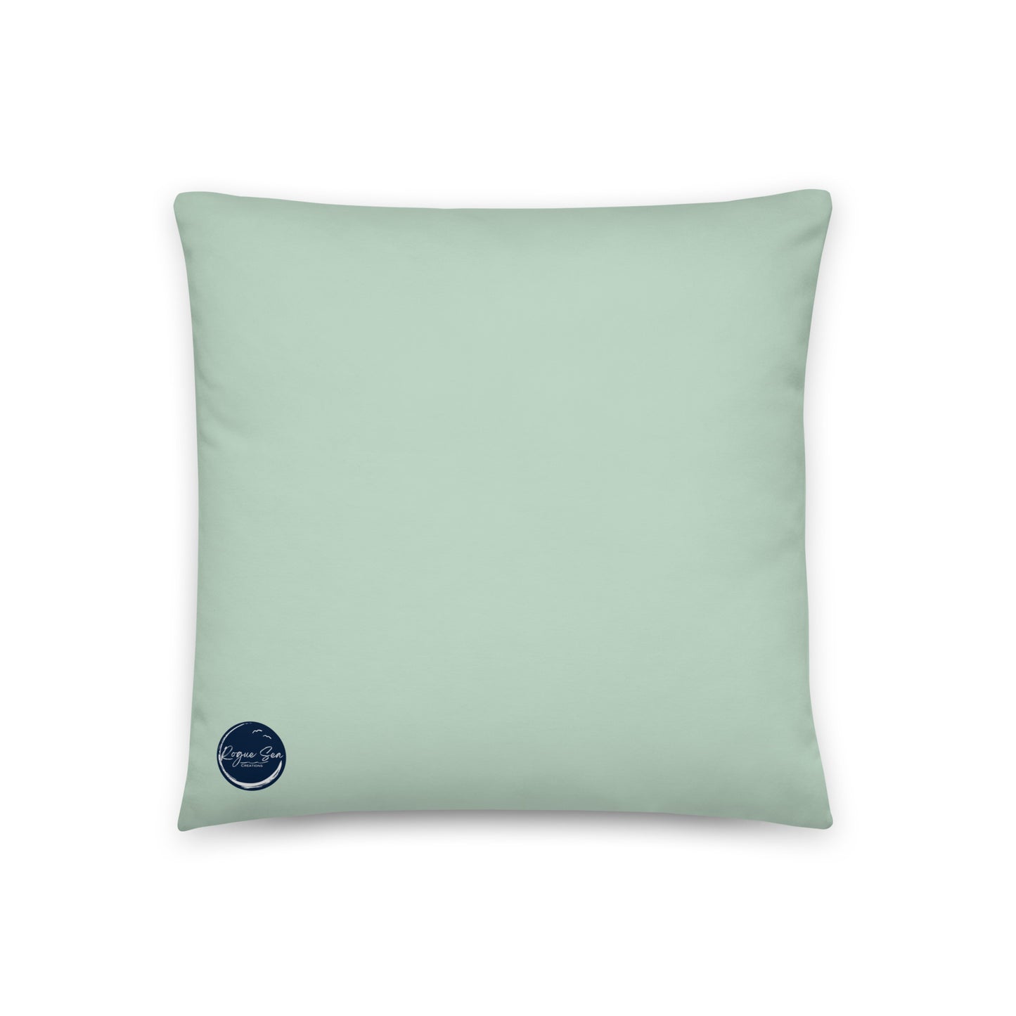 Coastal throw pillow Calming Stones