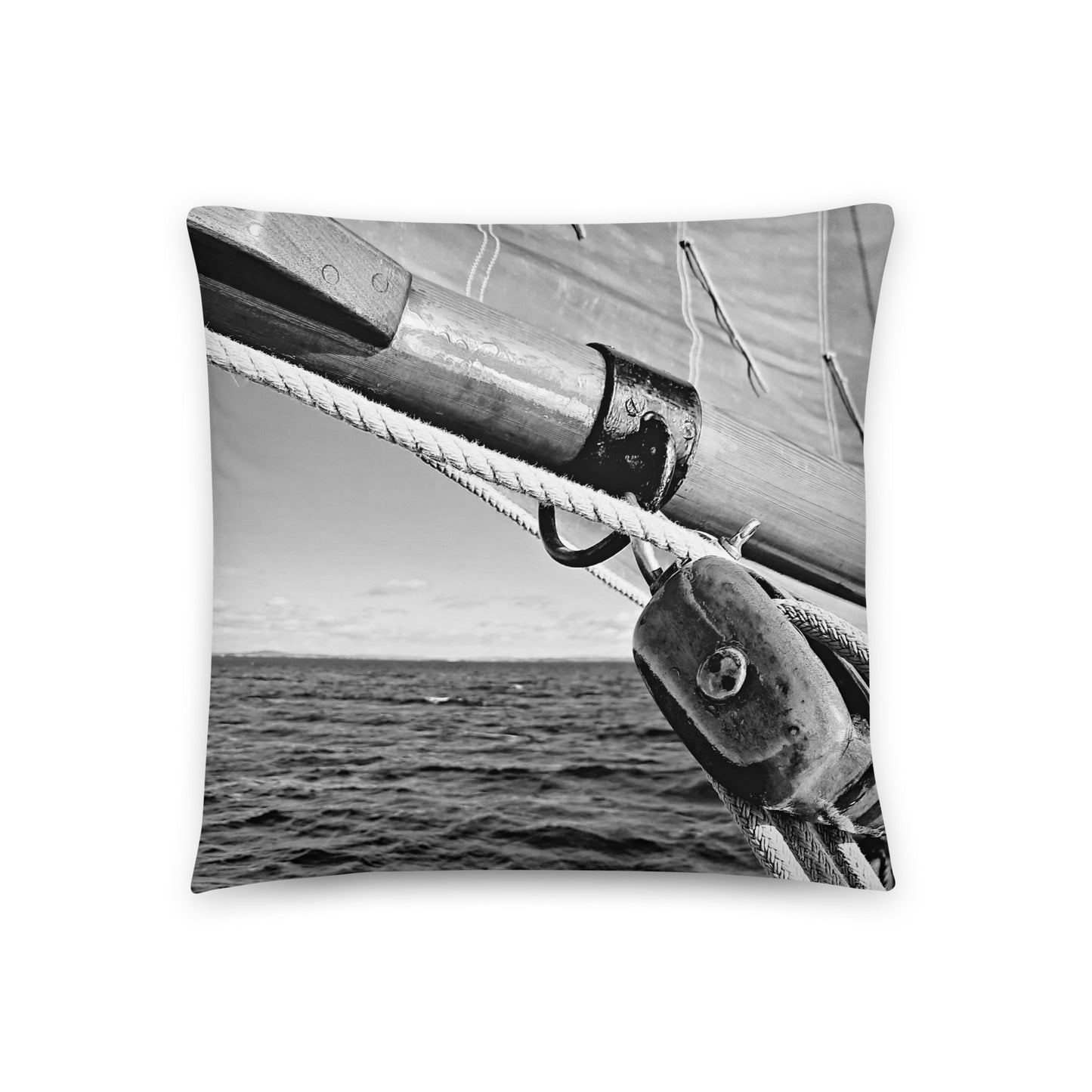 Traditional Sailing throw pillow