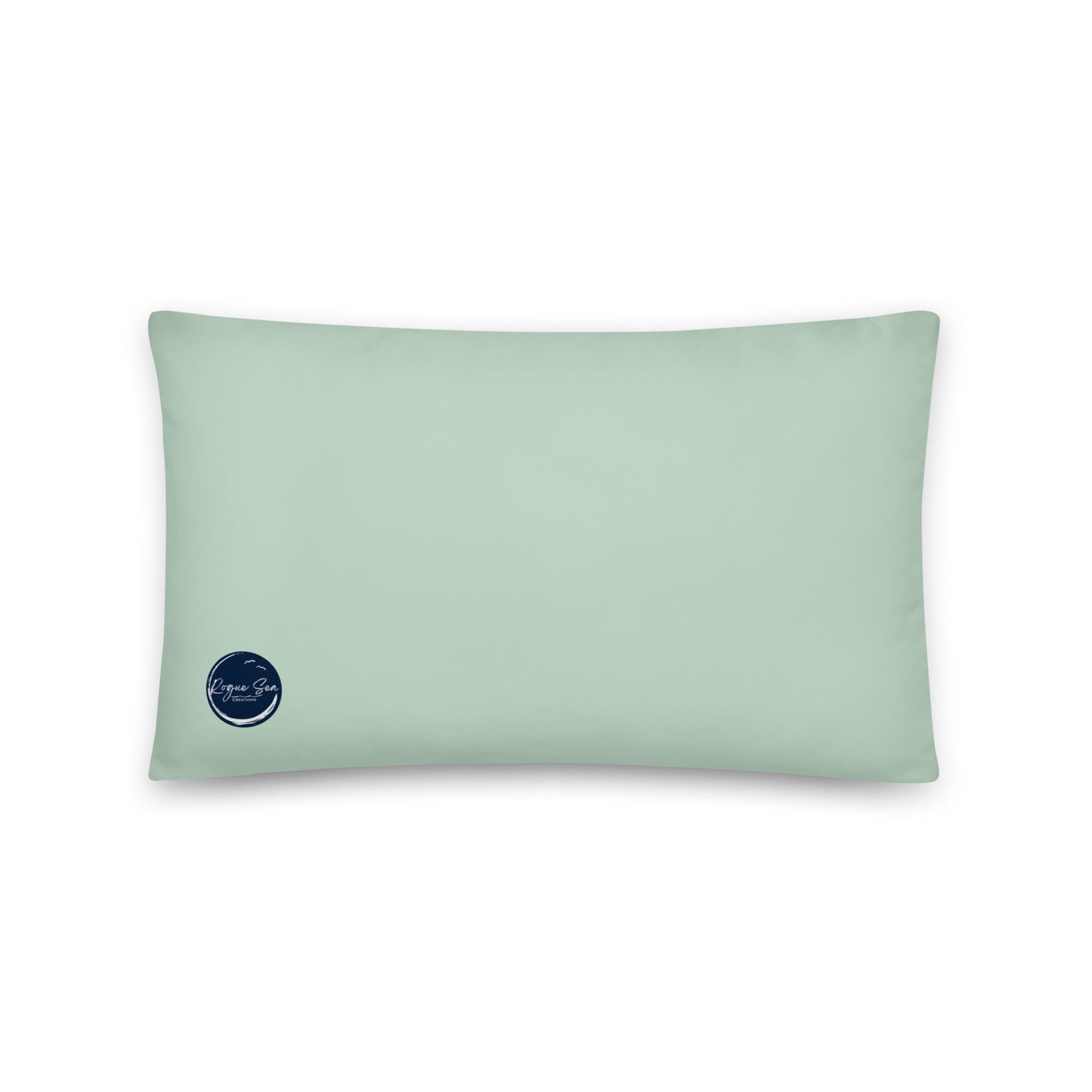 Coastal throw pillow Calming Stones