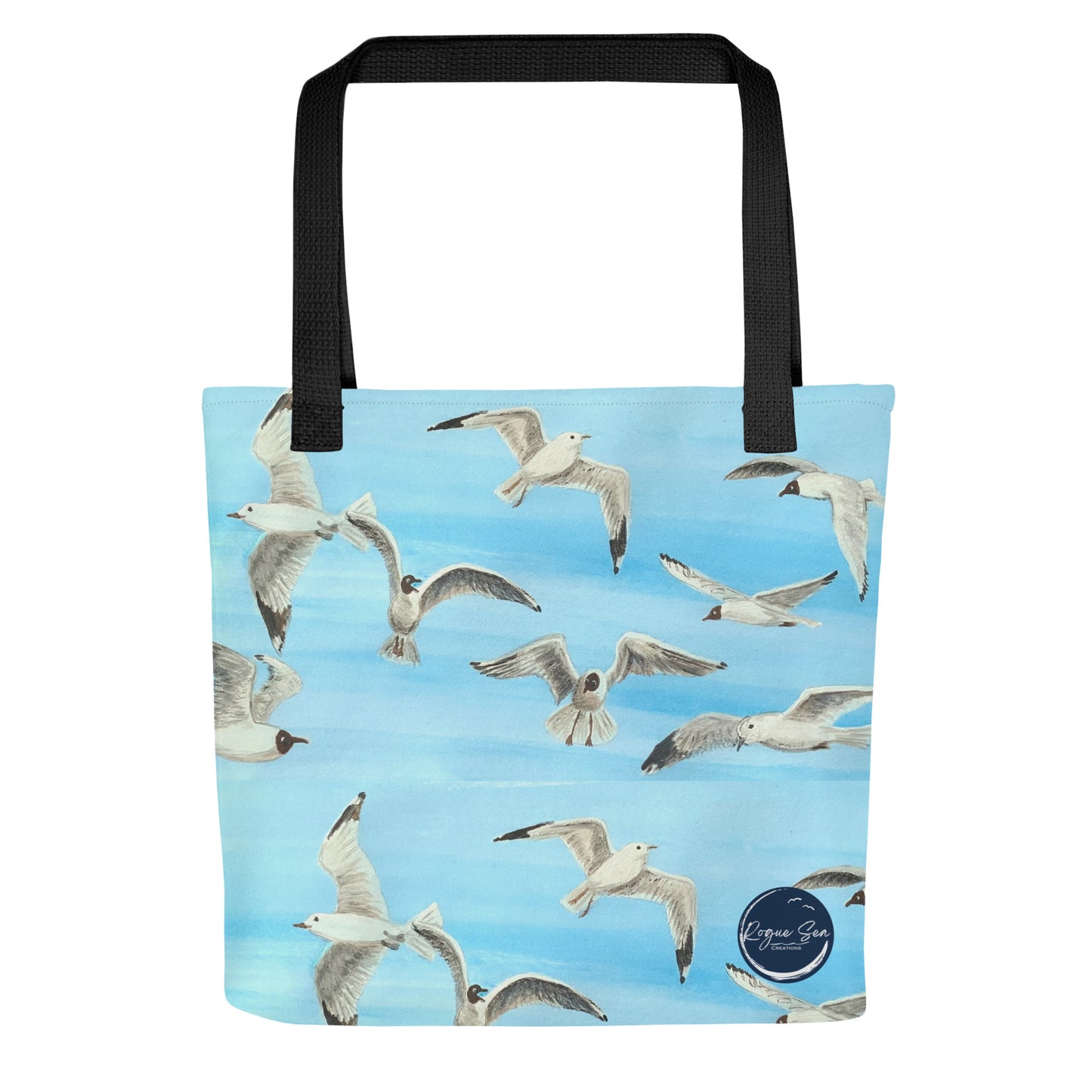 Flying Seagulls tote bag