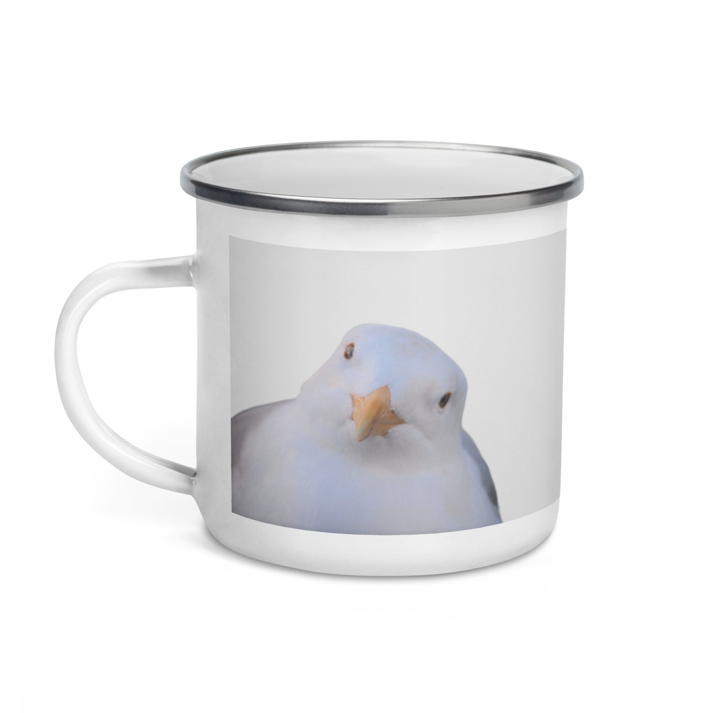 Staring Seagull mug