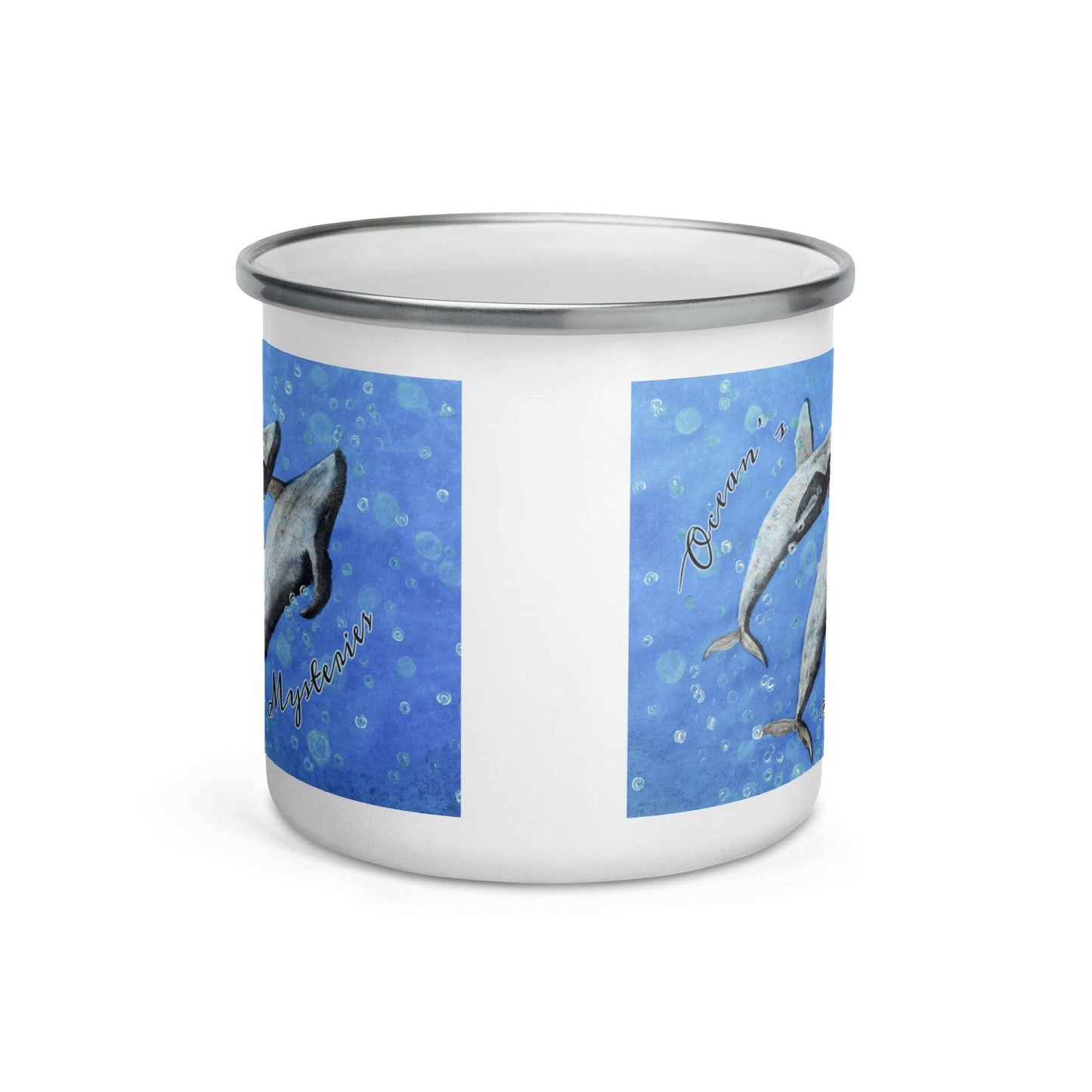 Enamel mug Ocean’s Mysteries Whales