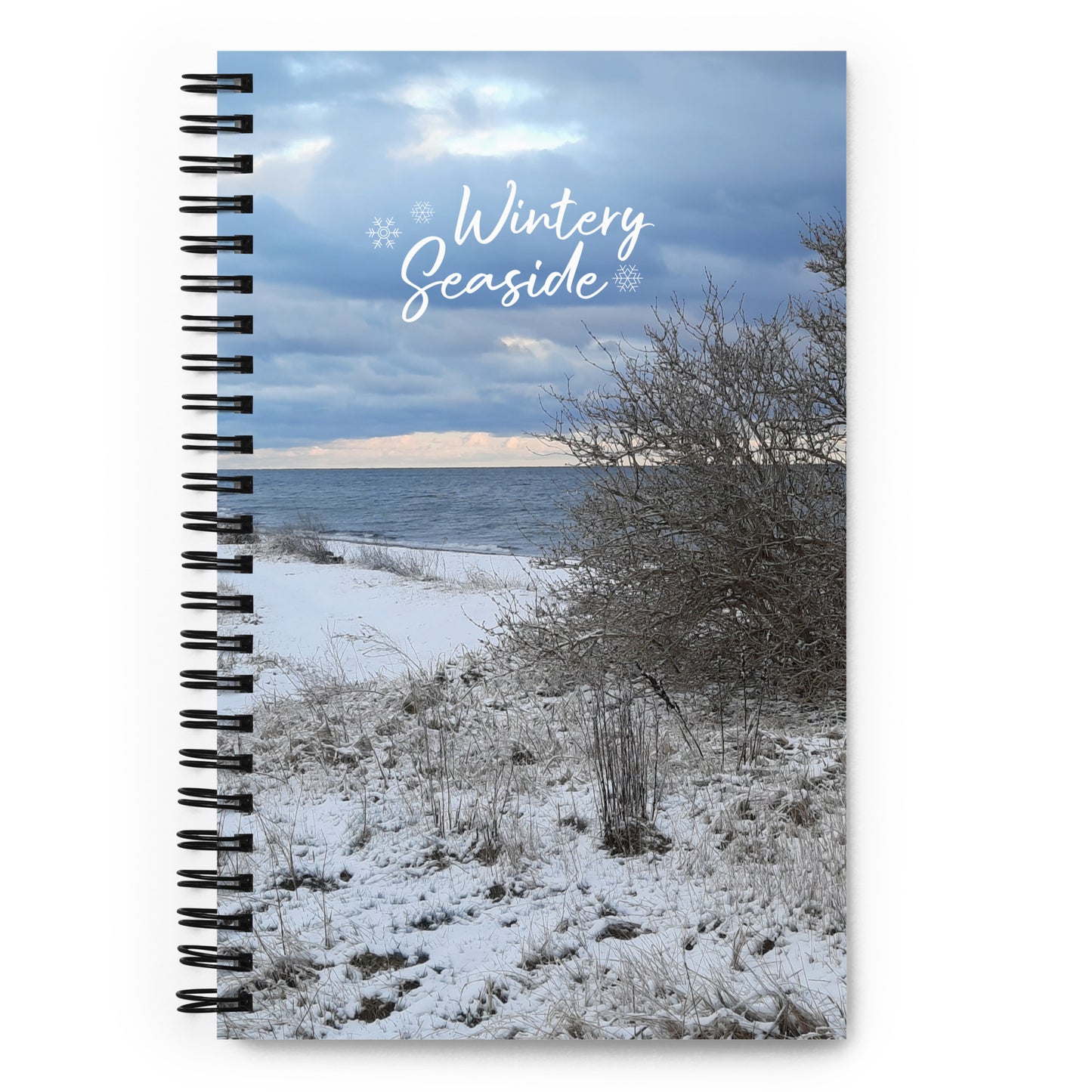 Wintery Seaside notebook