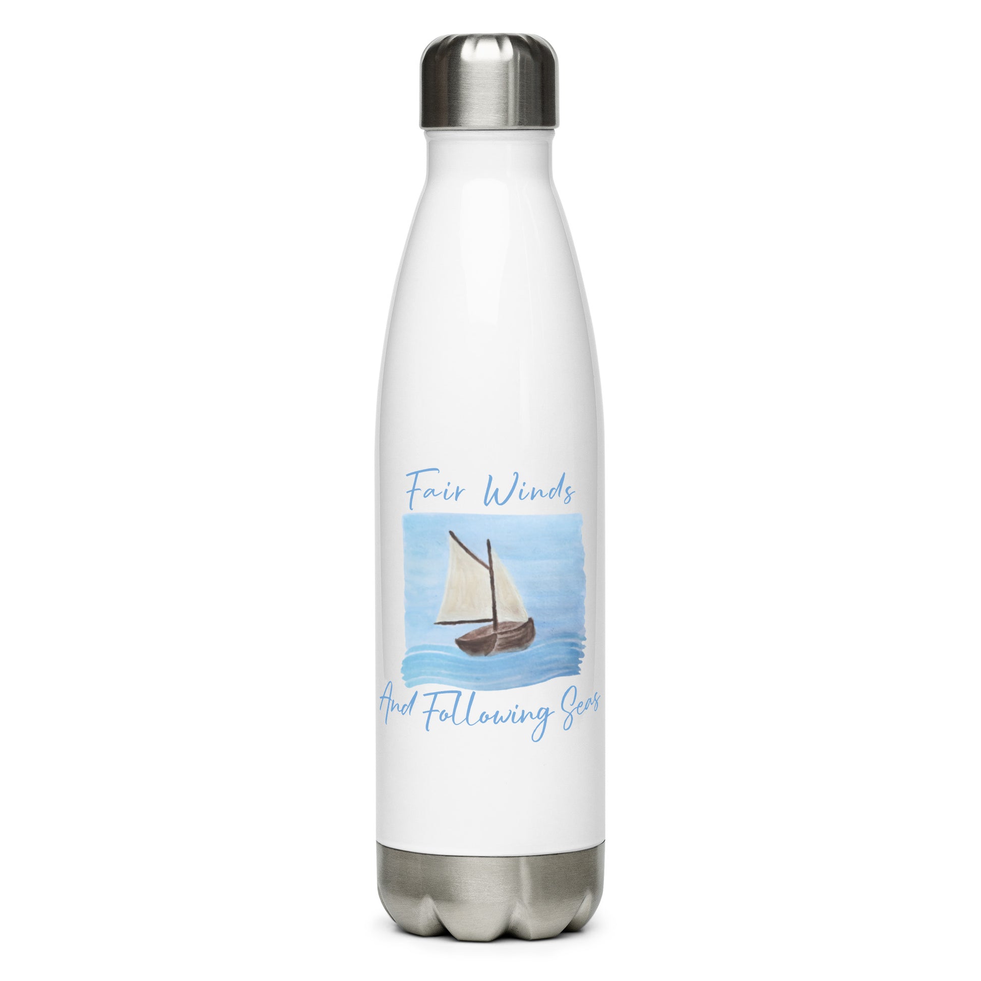 Nautical gift sailing boat thermos