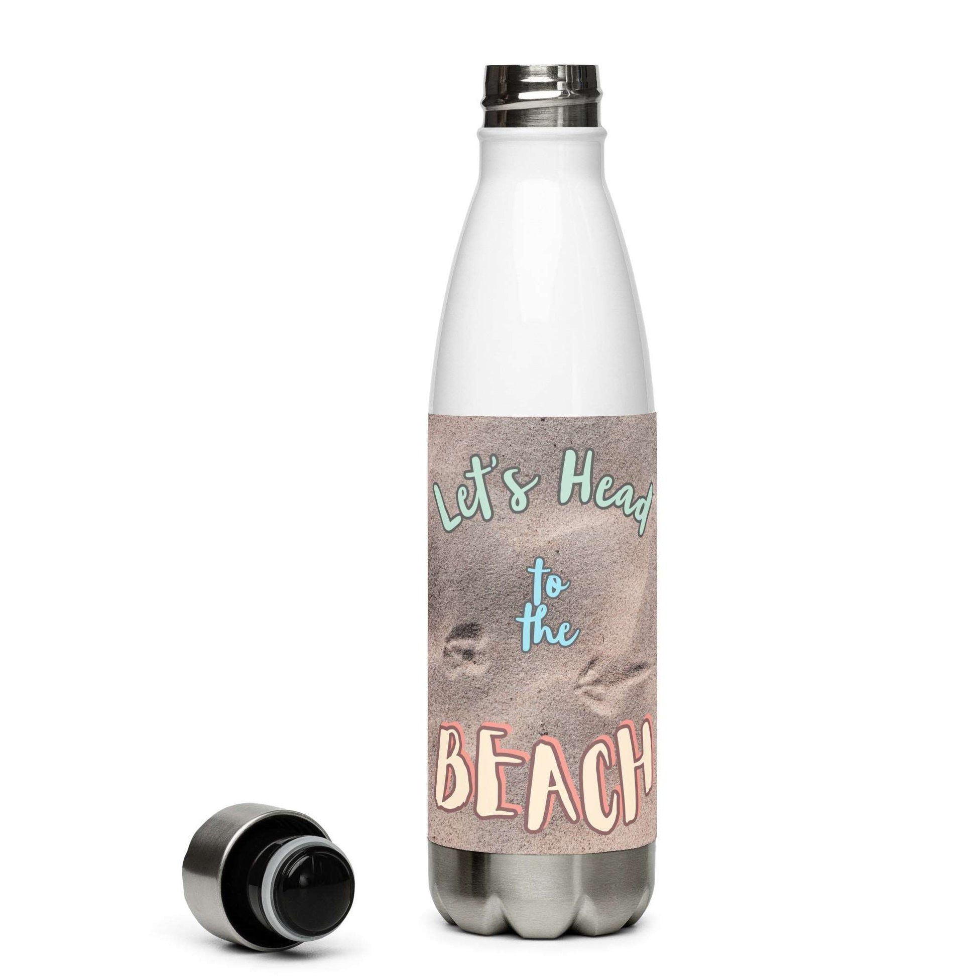 Sea themed thermos bottle beach seagull