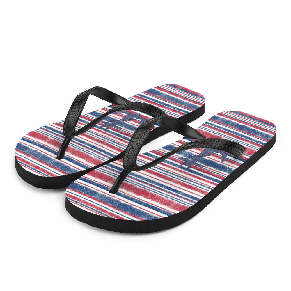 Marine Stripe anchor sandals