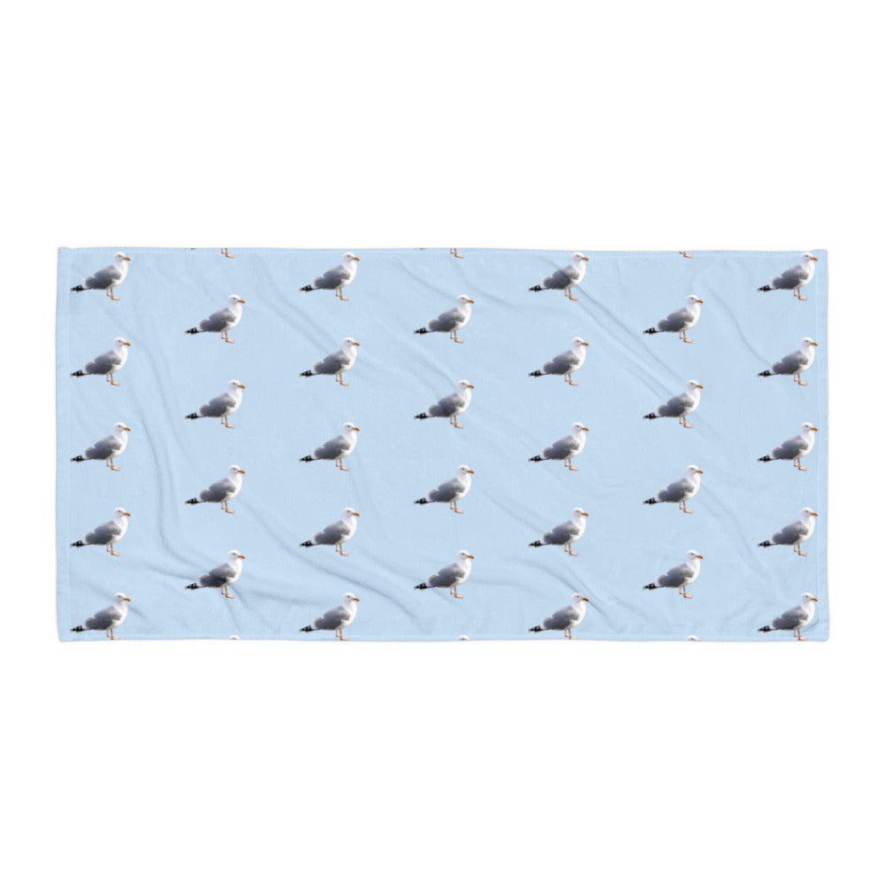 Seagulls bath towel